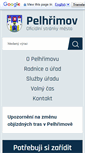 Mobile Screenshot of mestopelhrimov.cz